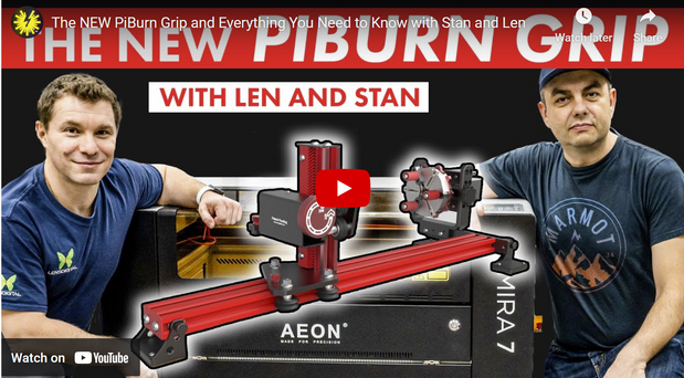 Len and Stan join the crew at Laser Everything on a podcast to dive deep into the new PiBurn Grip