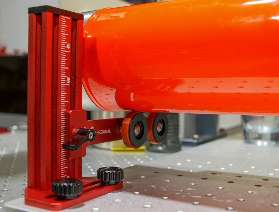 Adjustable Back Support for Galvo Grip and Other Chuck Systems