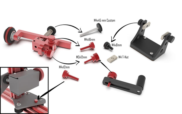PiBurn Spare Thumbscrews