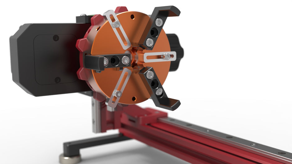 PiBurn Grip 2 - World's Best Chuck Laser Rotary for your Laser Engraver