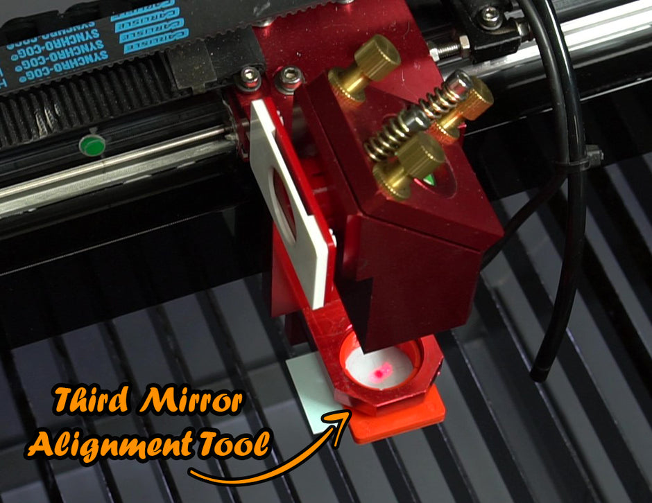 Complete Boss Laser Mirrors Alignment Tool Digital Download (STL Files)